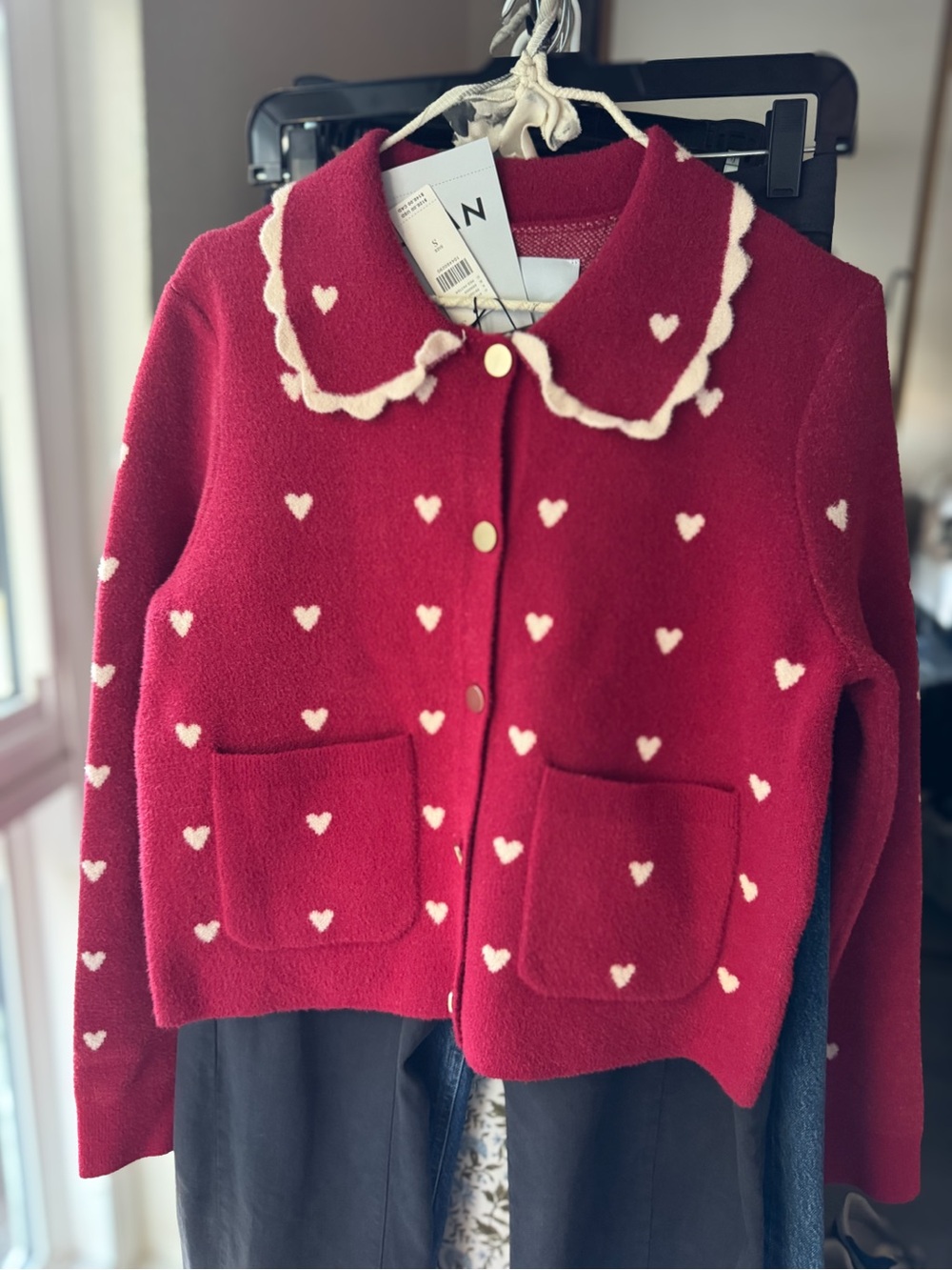 NVLT Red Heart Knit Blazer